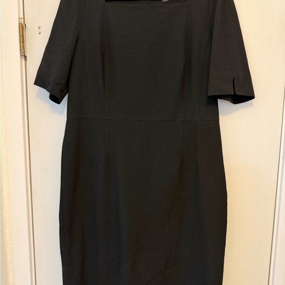 Ann Taylor Classic Black Midi Dress